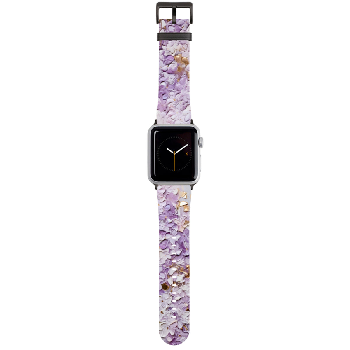 Purple Floral Apple Watch Strap