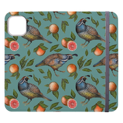 Quails Pattern By Catherine Rowe Wallet case