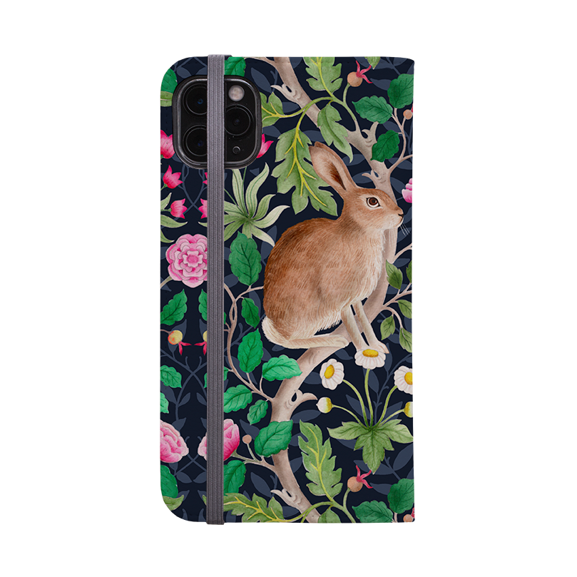 Rabbit Garden Wallet Case By Bex Parkin