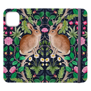 Rabbit Garden Wallet Case By Bex Parkin