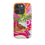 iPhone Tough Case - Rabbit Lupins By Bex Parkin