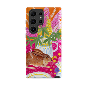 Samsung Tough Case - Rabbit Lupins By Bex Parkin