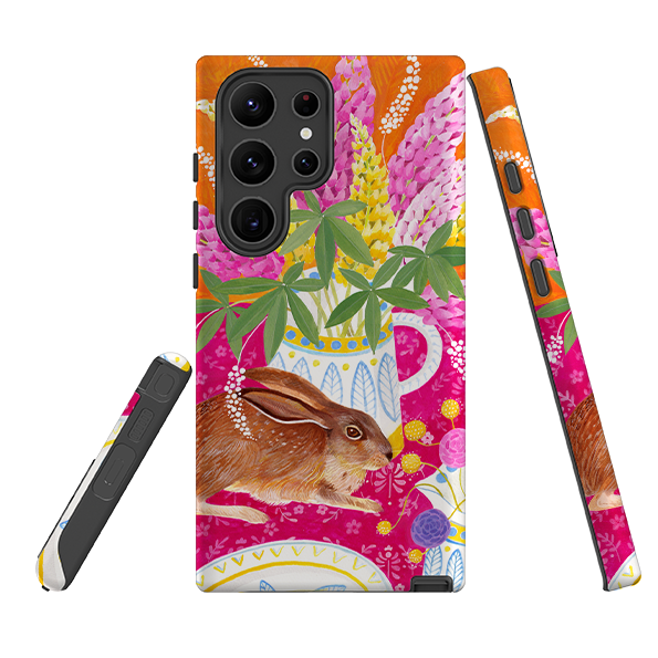 Samsung Tough Case - Rabbit Lupins By Bex Parkin