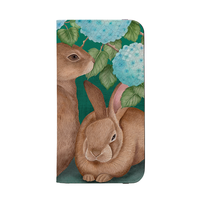 Rabbits-1 Wallet Case By Bex Parkin