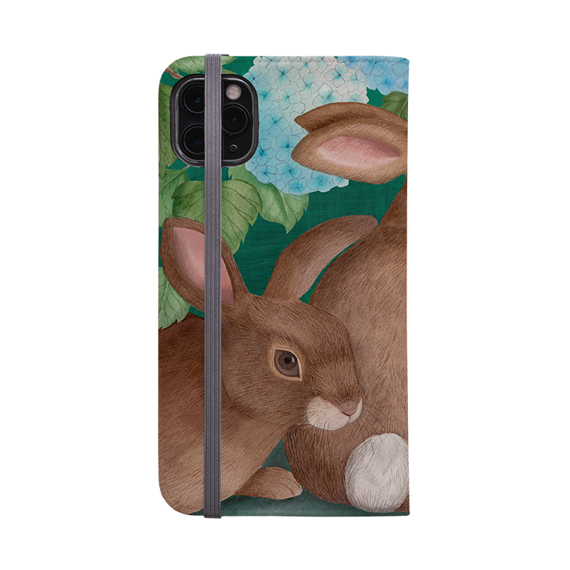Rabbits-1 Wallet Case By Bex Parkin