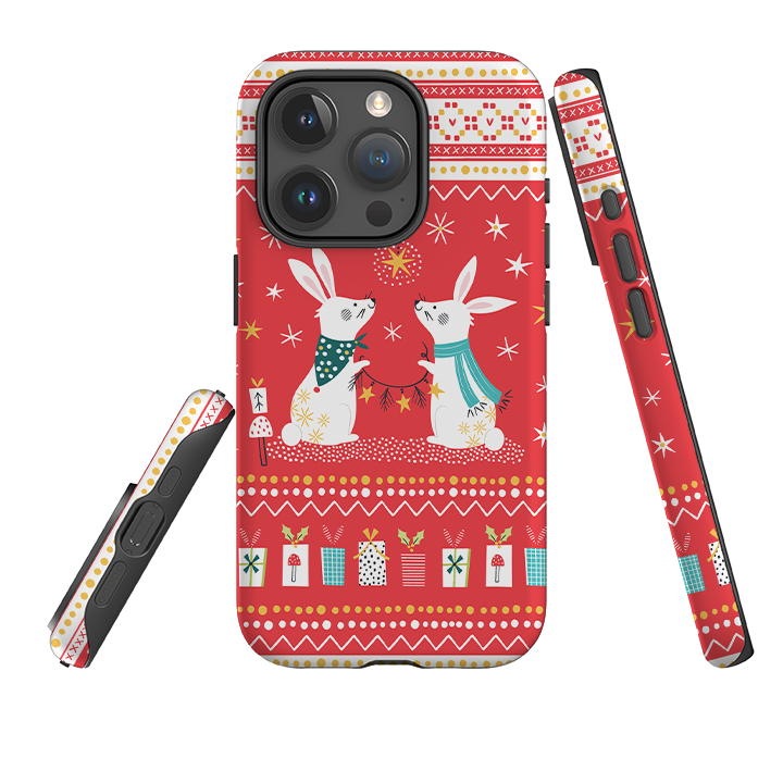 iPhone Tough Case - Rabbits By Ali Brookes