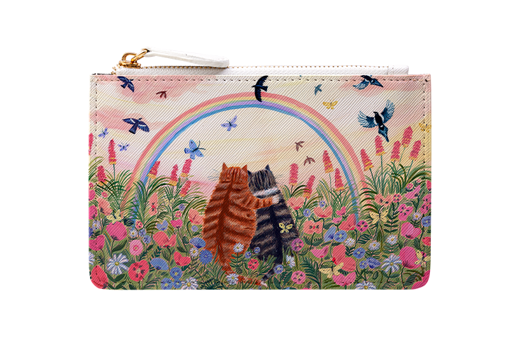 Rainbow Cats By Mary Stubberfield Coin Purse