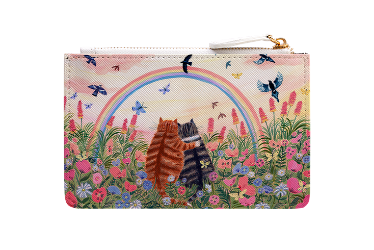 Rainbow Cats By Mary Stubberfield Coin Purse