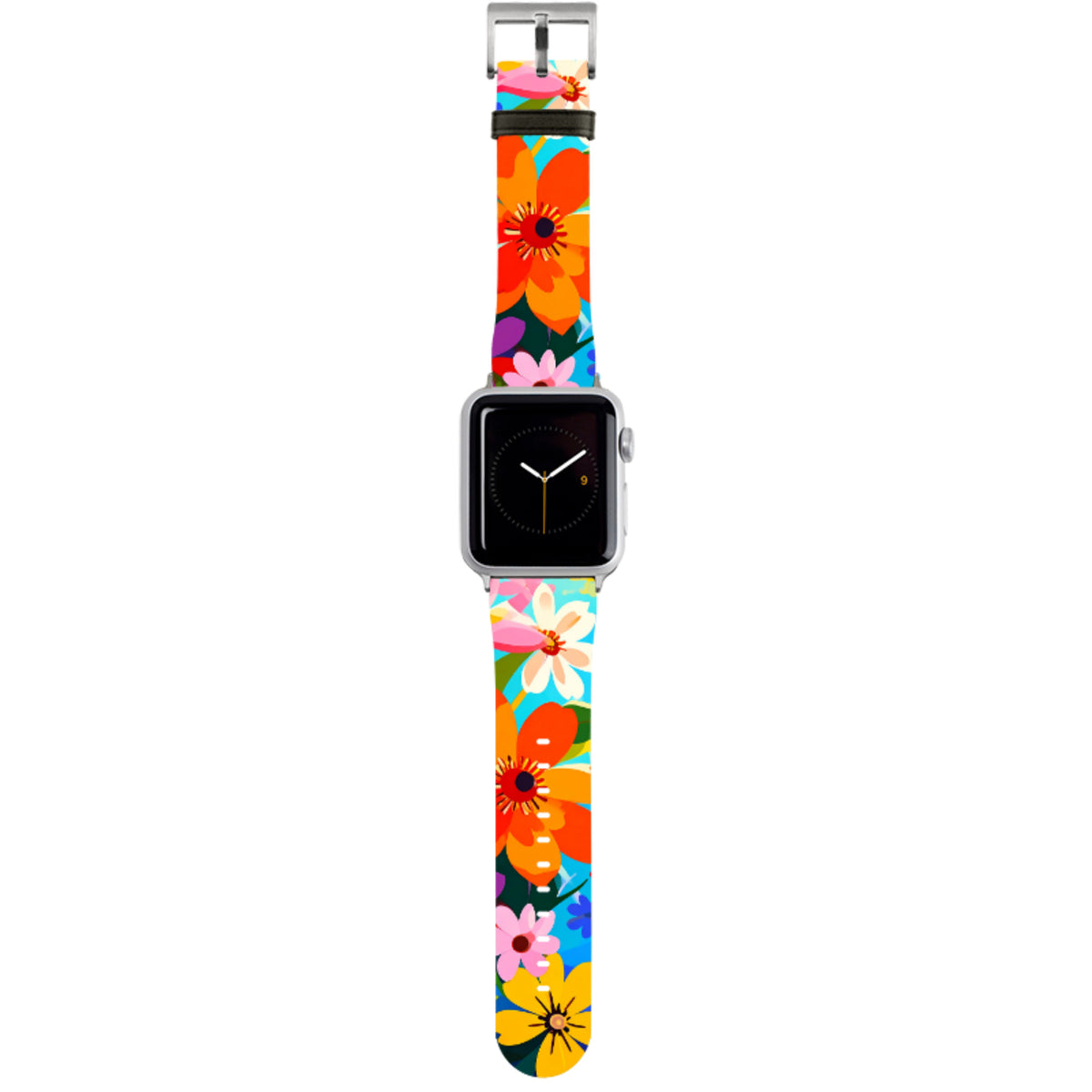 Rainbow Floral Apple Watch Strap