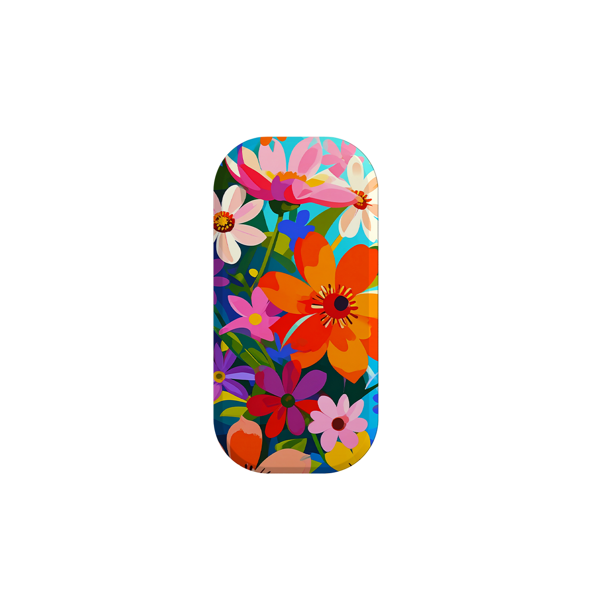 Rainbow Floral Phone Stand