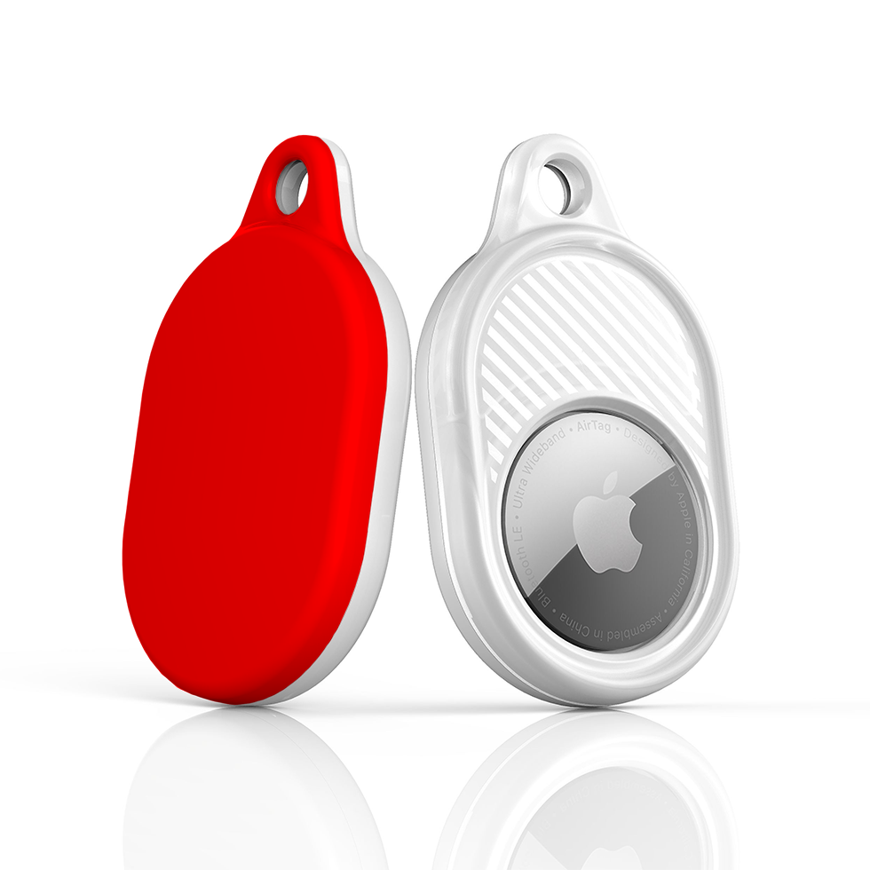 Red Airtag Case