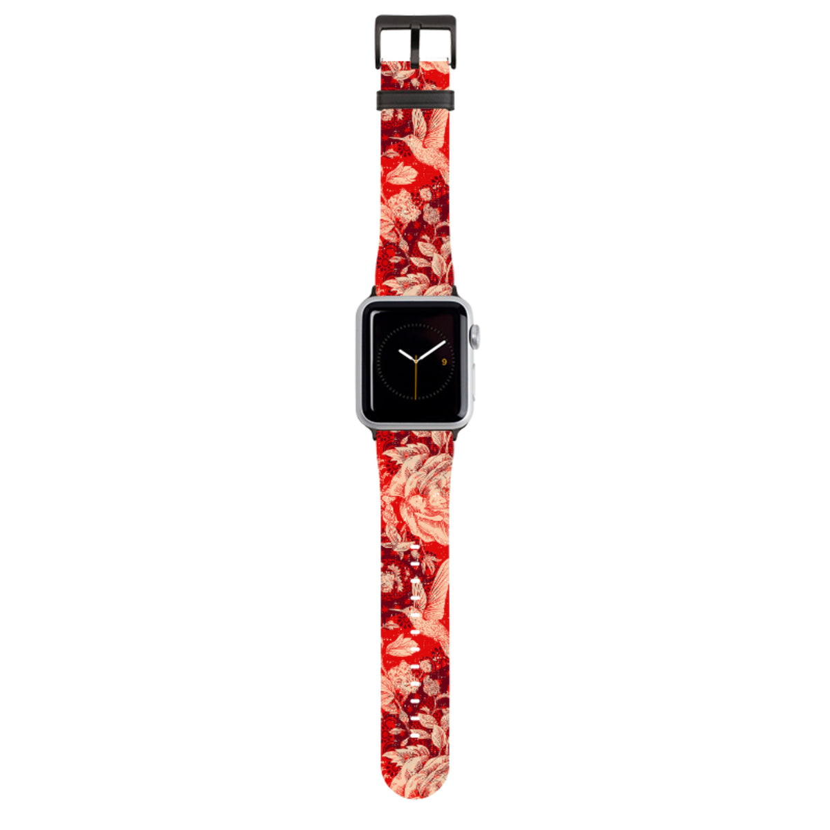 Red Peonies Apple Watch Strap
