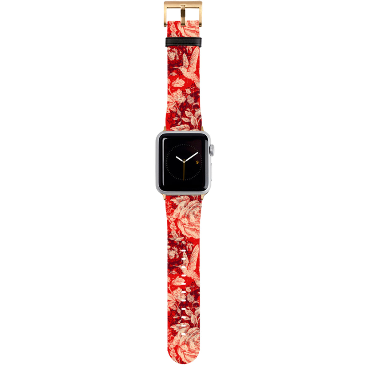 Red Peonies Apple Watch Strap
