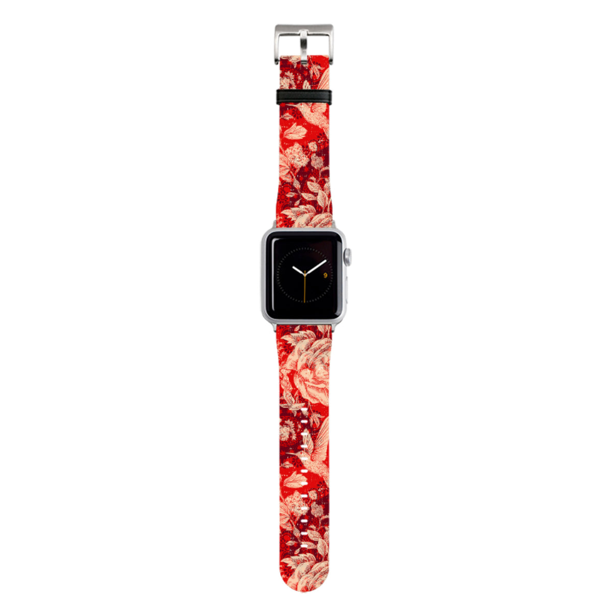 Red Peonies Apple Watch Strap