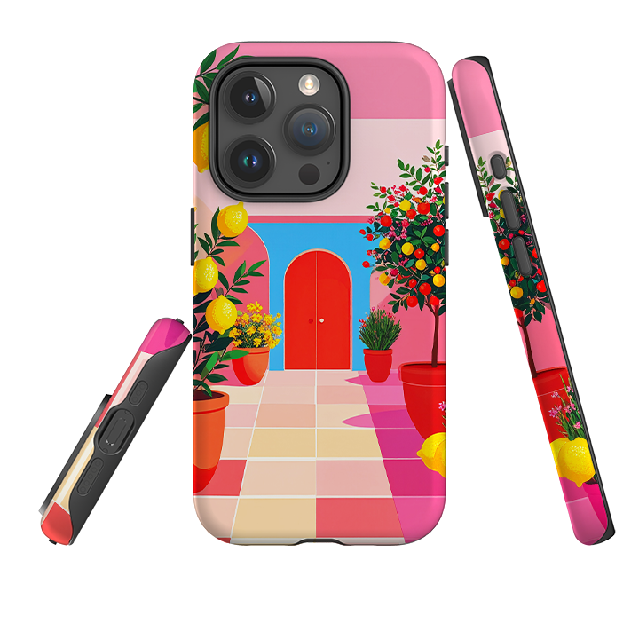 iPhone Tough Case - Red Garden