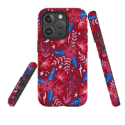 iPhone MagSafe Tough Case - Red Moon Garden By Lee Foster Wilson