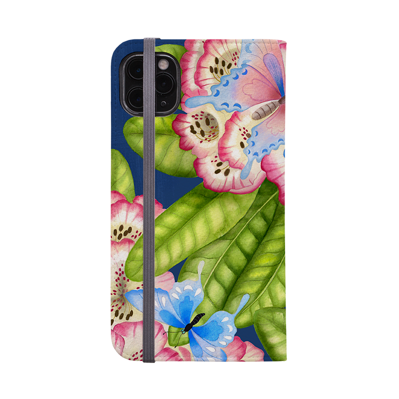 Rhododendrons Wallet Case By Bex Parkin