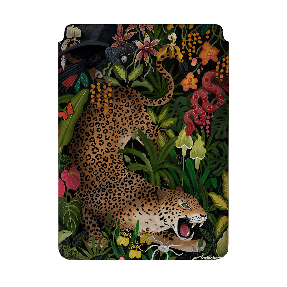 Roaring Leopard By Bex Parkin Laptop, Kindle & iPad Sleeve