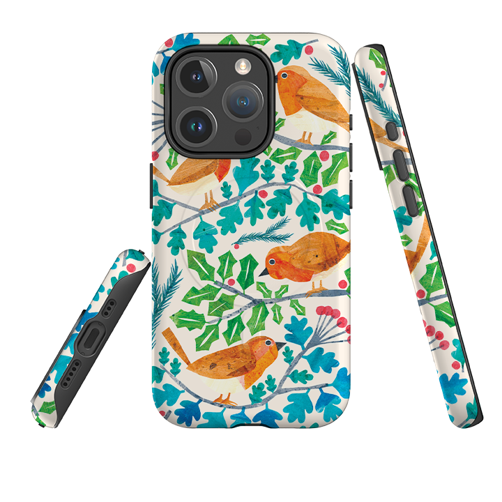 iPhone MagSafe Tough Case - Robins By Tracey English