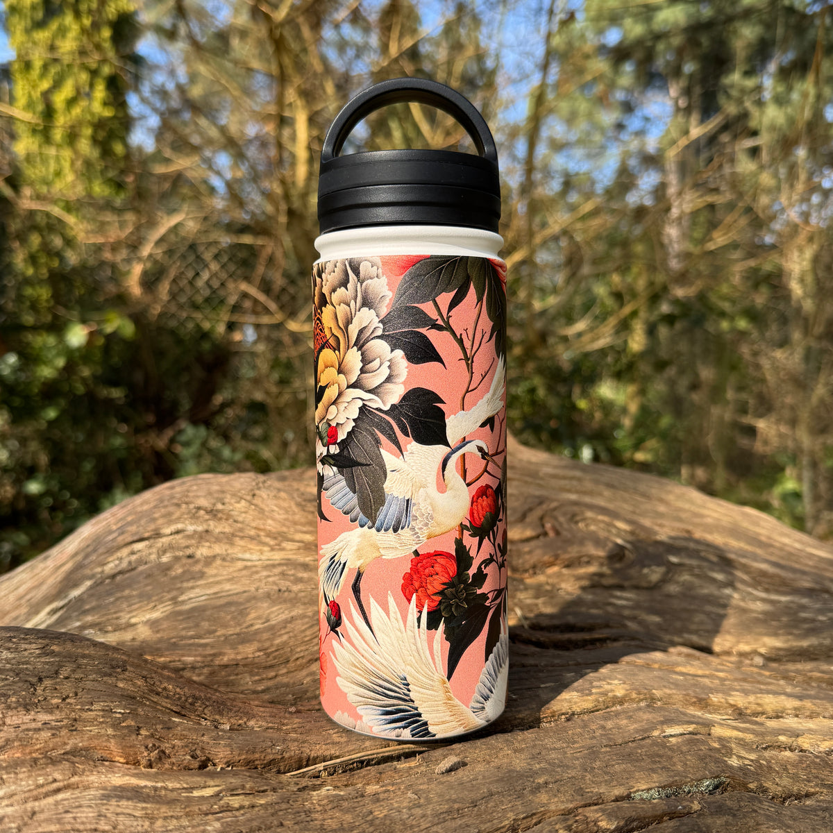 Royal Peonies Insulated Stainless Steel Water Bottle