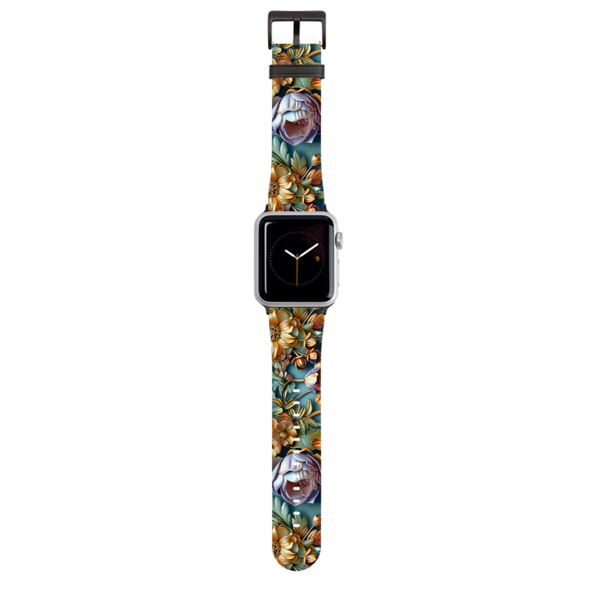 Sage Floral Apple Watch Strap