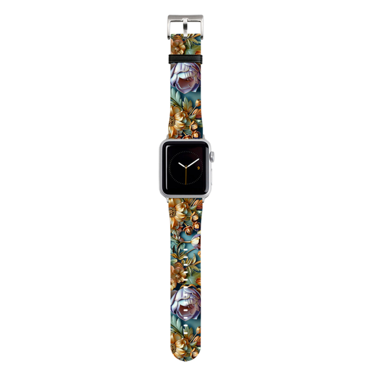 Sage Floral Apple Watch Strap