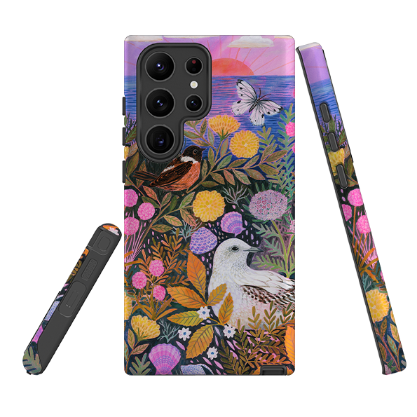 Samsung Tough  Case - Clifftop Meadow By Lee Foster Wilson