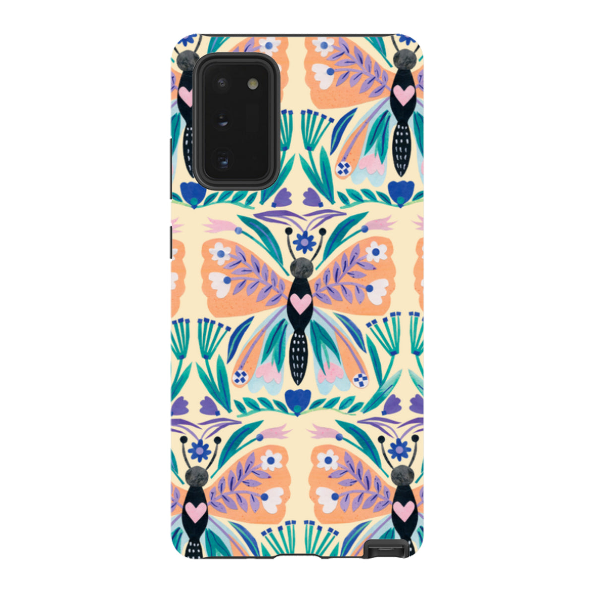 Samsung Tough Case - All Over Butterfly By Tracey English