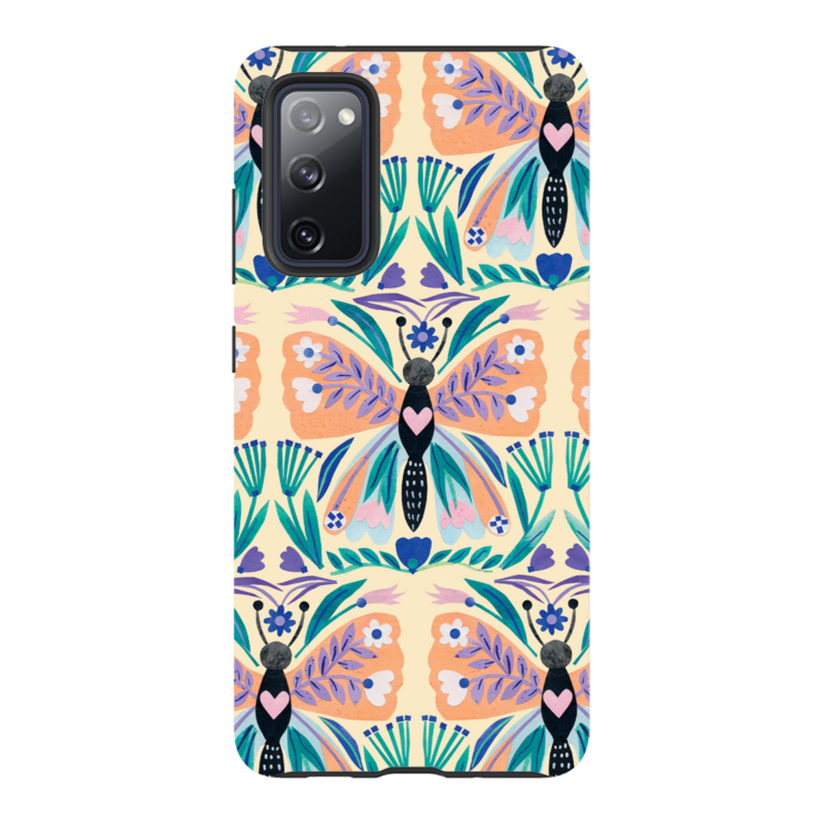 Samsung Tough Case - All Over Butterfly By Tracey English