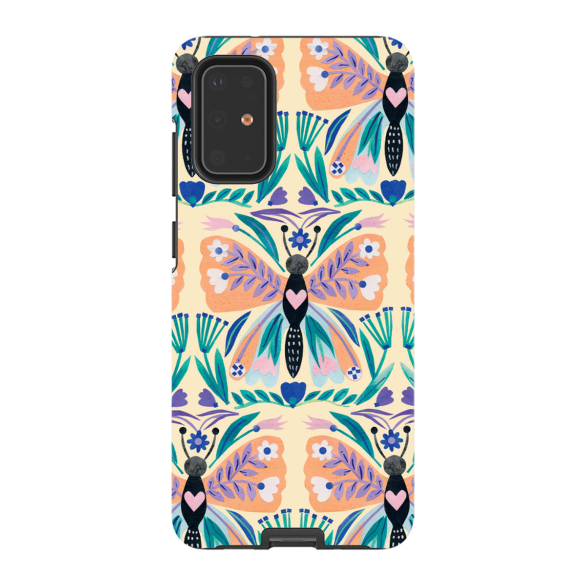 Samsung Tough Case - All Over Butterfly By Tracey English