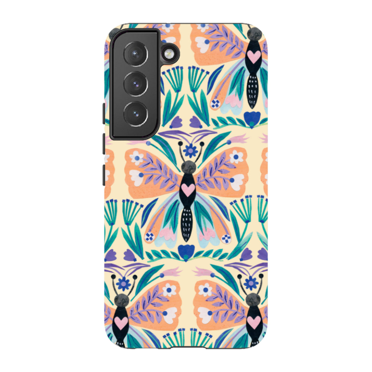Samsung Tough Case - All Over Butterfly By Tracey English
