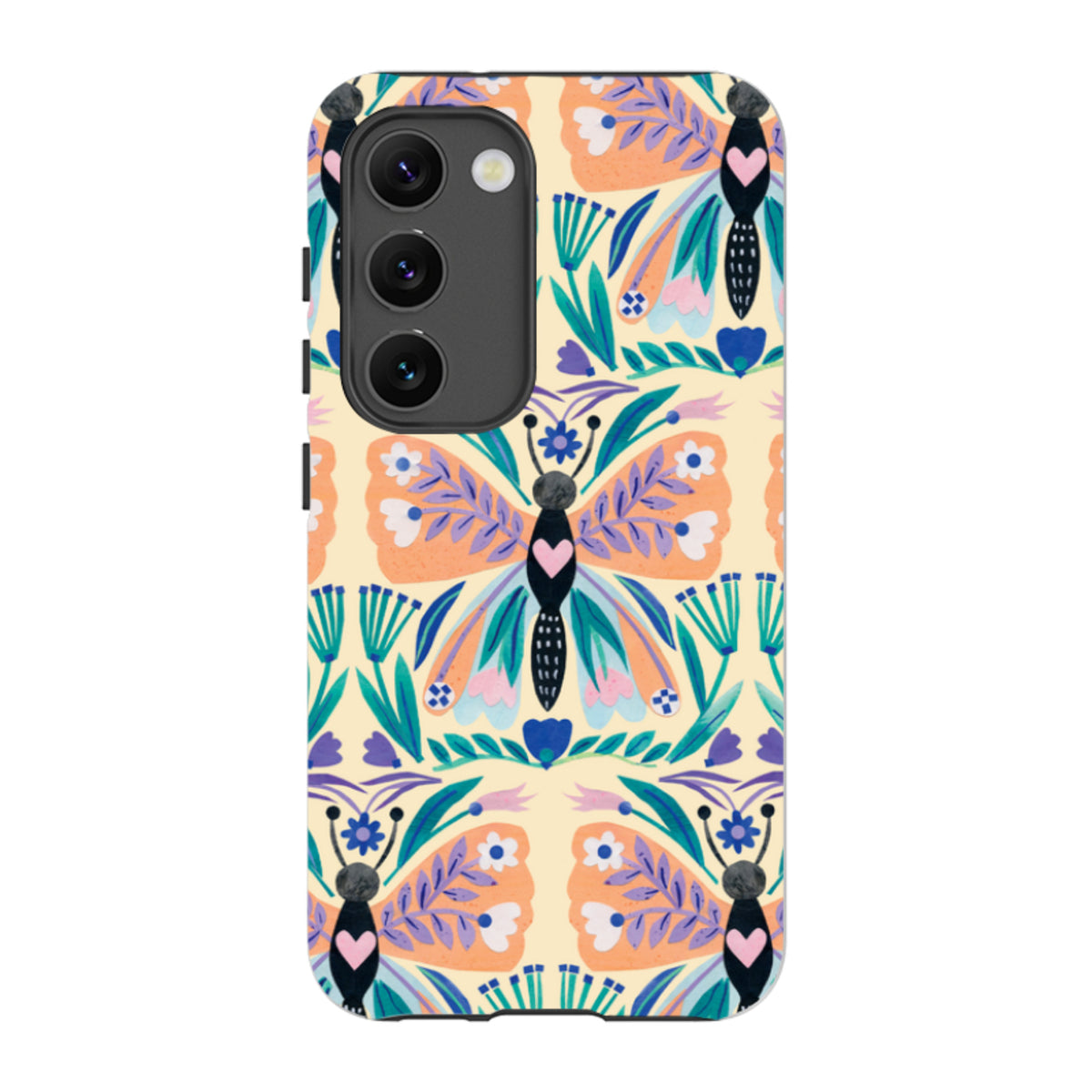 Samsung Tough Case - All Over Butterfly By Tracey English