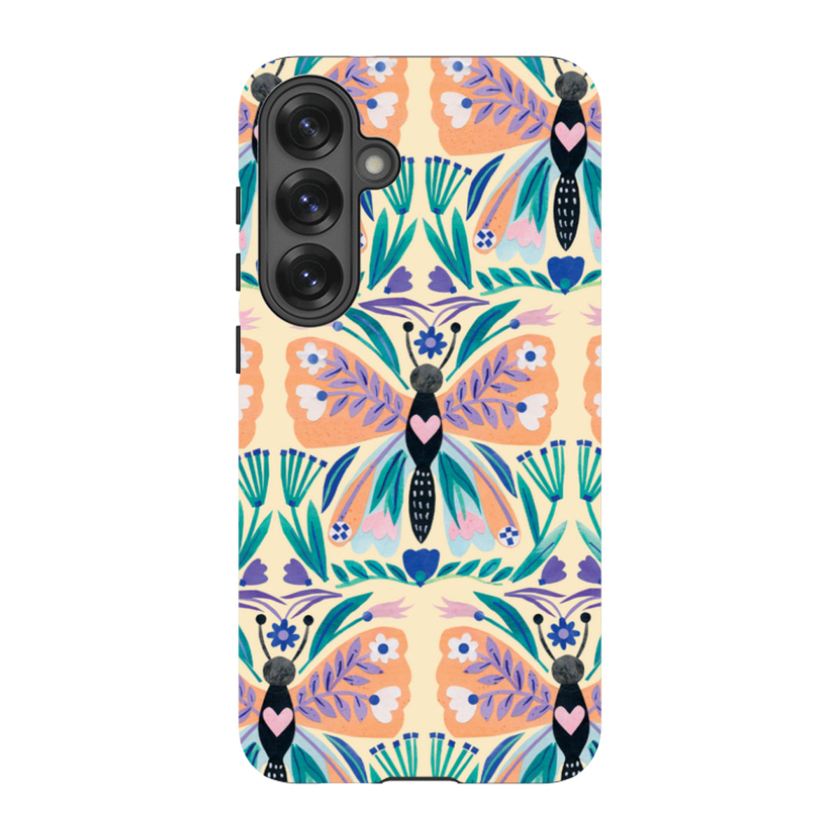 Samsung Tough Case - All Over Butterfly By Tracey English