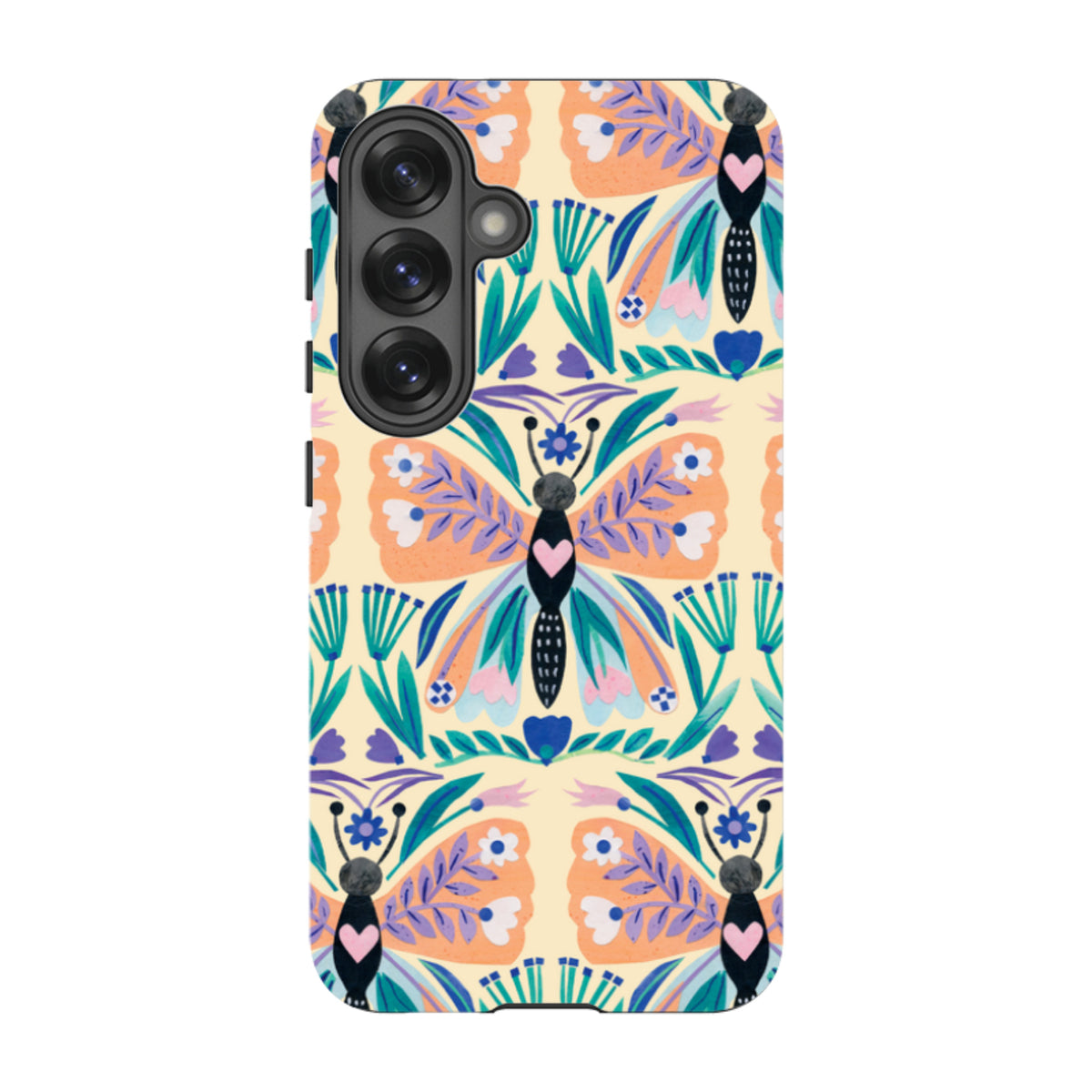 Samsung Tough Case - All Over Butterfly By Tracey English