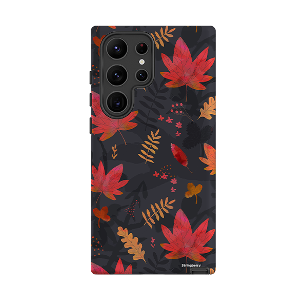 Samsung Tough Case - Autumn Leaves Dark