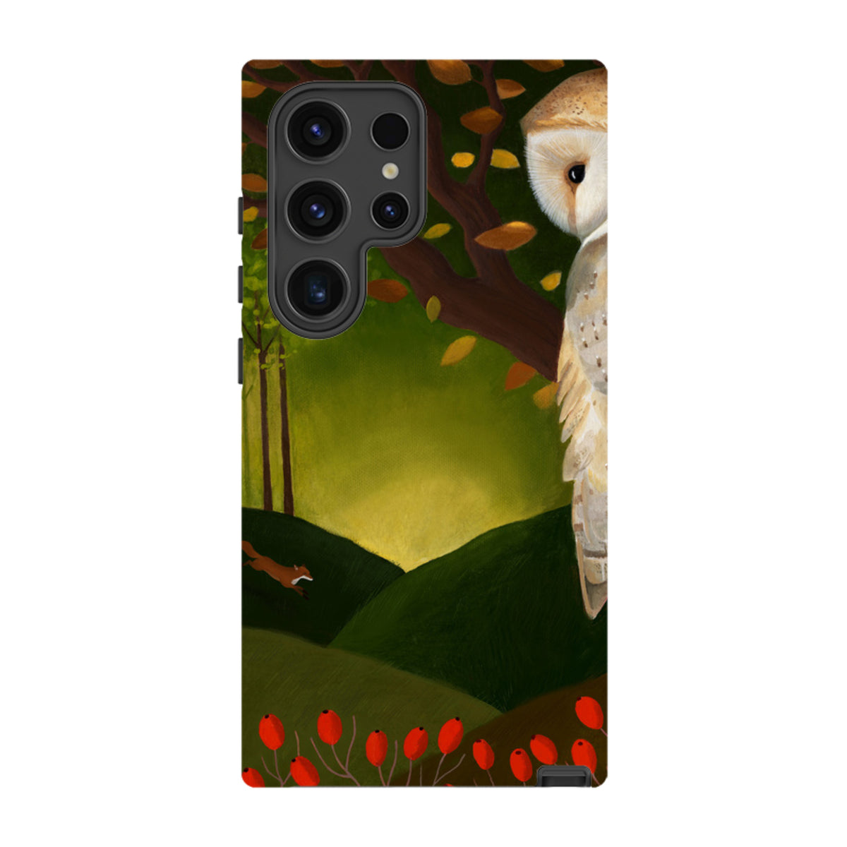 Samsung Tough Case - Autumn Owl And Fox By Bex Parkin
