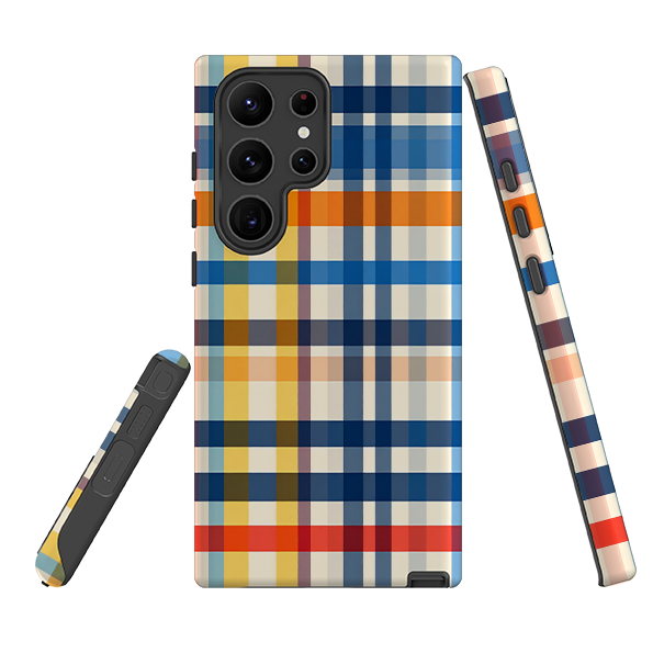 Samsung Tough Case -Barcelona Gingham