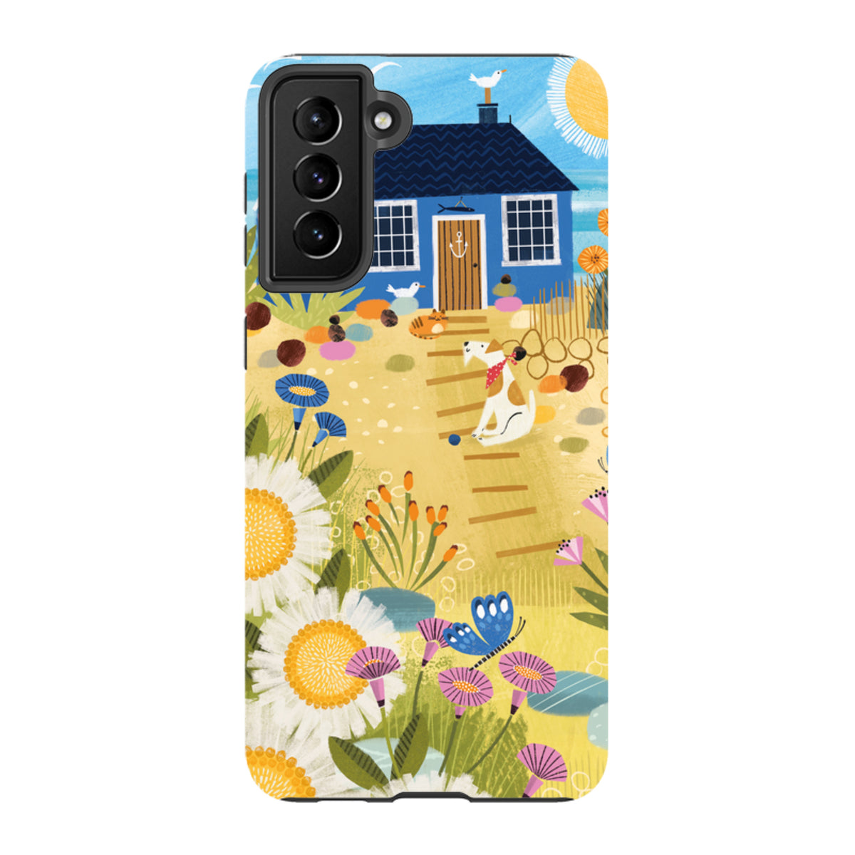 Samsung Tough  Case - Beach House By Ali Brookes