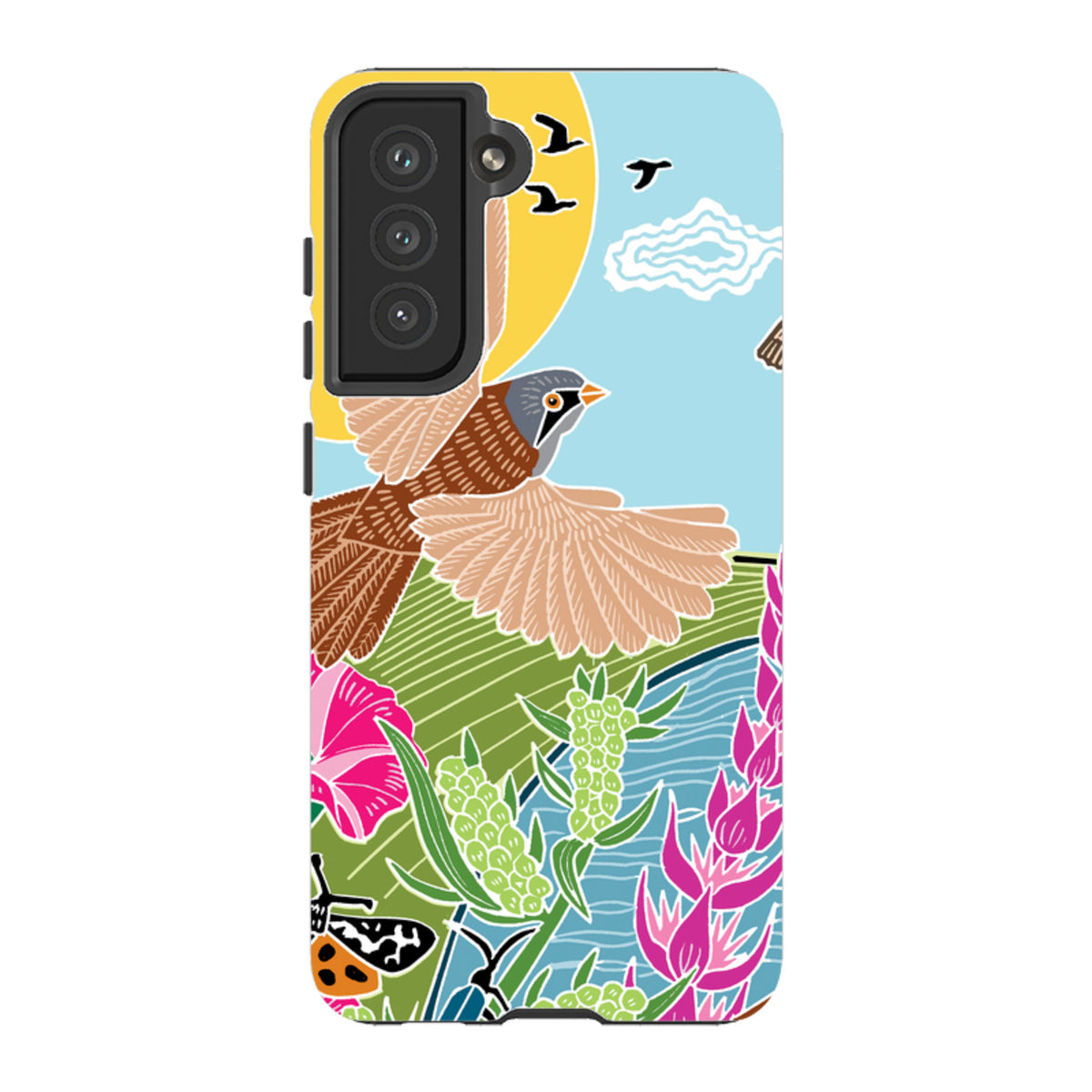 Samsung Tough Case - Bearded Tits By Kate Heiss