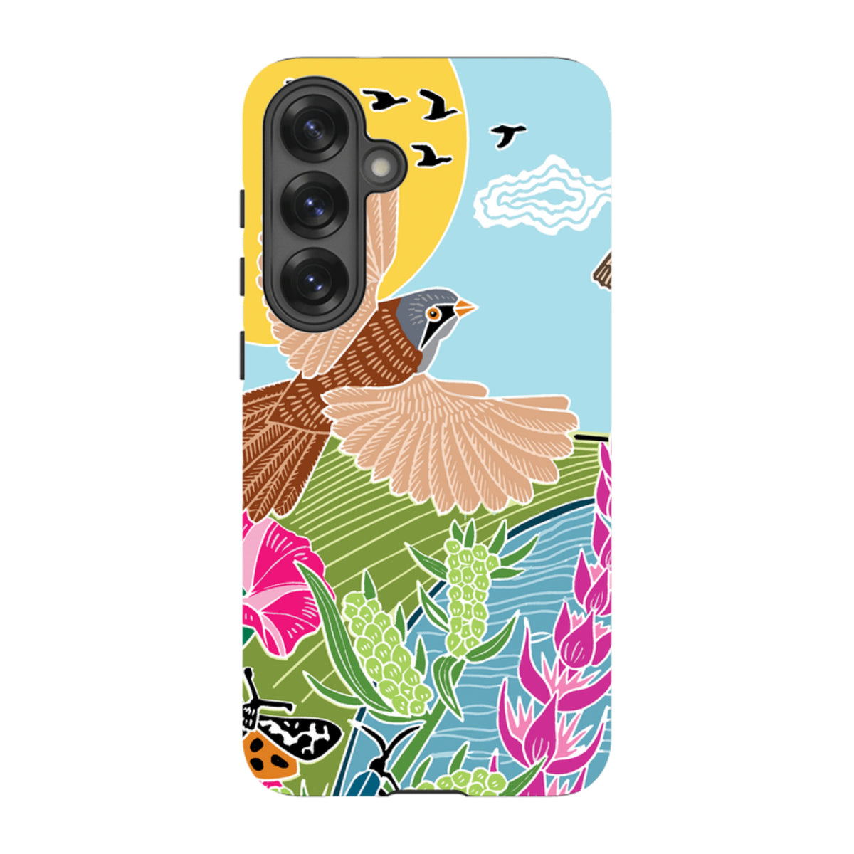 Samsung Tough Case - Bearded Tits By Kate Heiss
