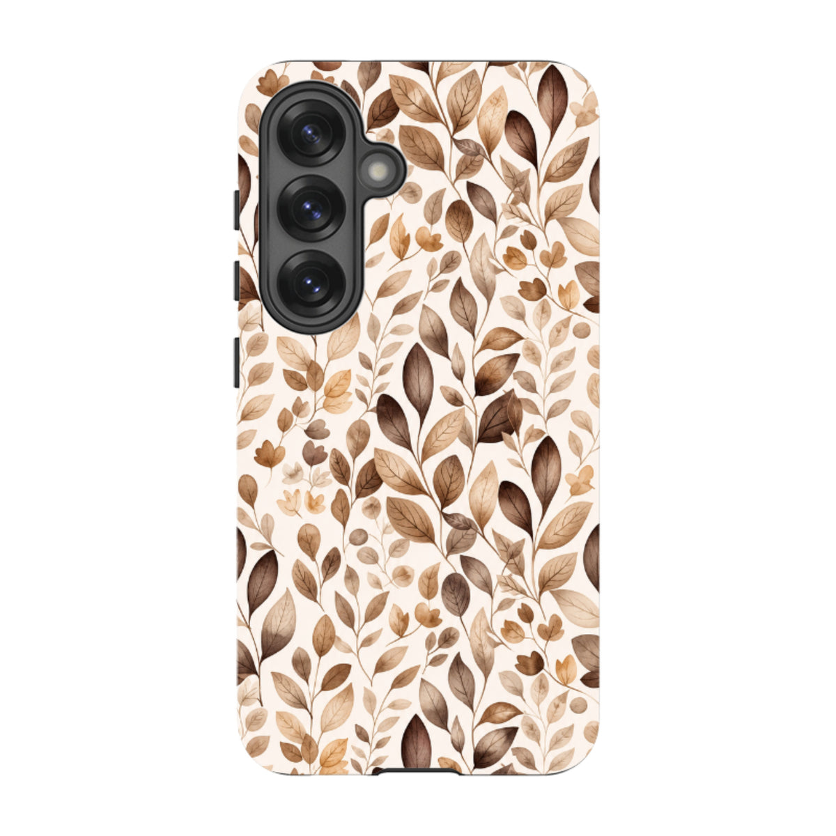 Samsung Tough Case - Beige Aesthetic Leaves