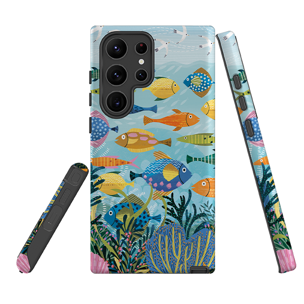 Samsung Tough  Case - Beneath The Waves I By Ali Brookes