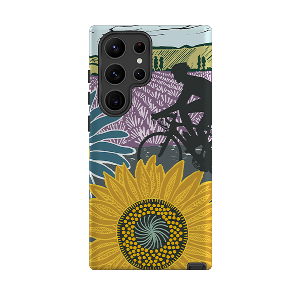 Samsung Tough Case - Bike and Sunflowers By Kate Heiss