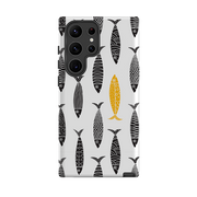 Samsung Tough Case - Black and Gold Sardines