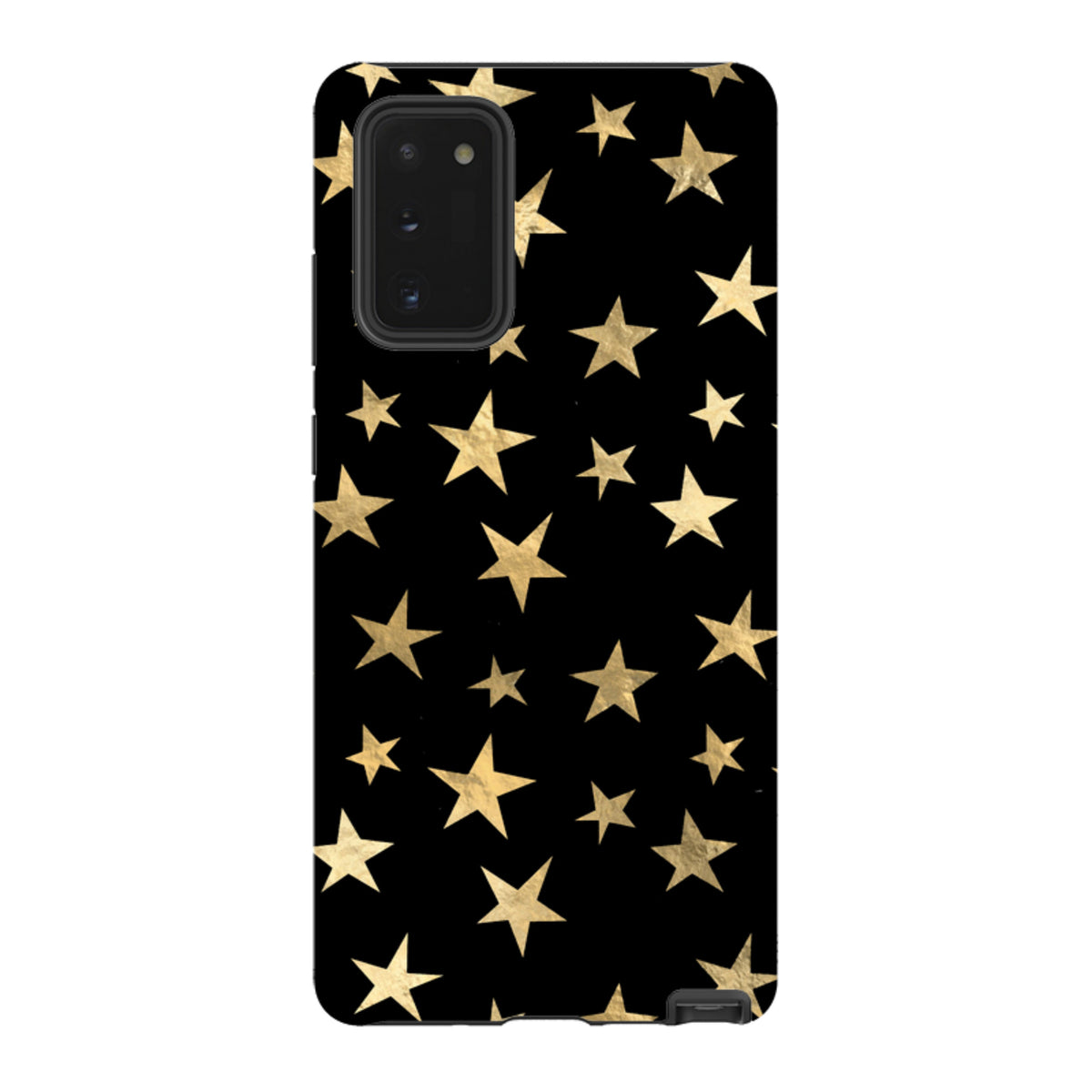 Samsung Tough Case - Black and Gold Stars
