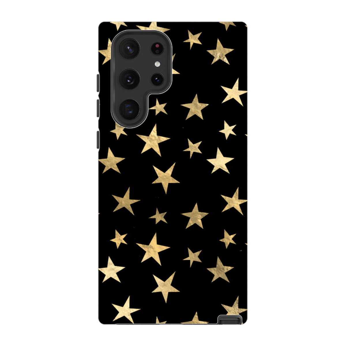 Samsung Tough Case - Black and Gold Stars