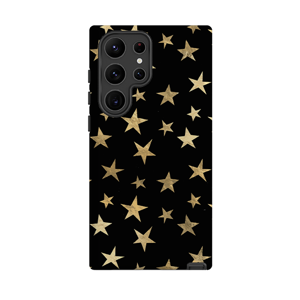 Samsung Tough Case - Black and Gold Stars