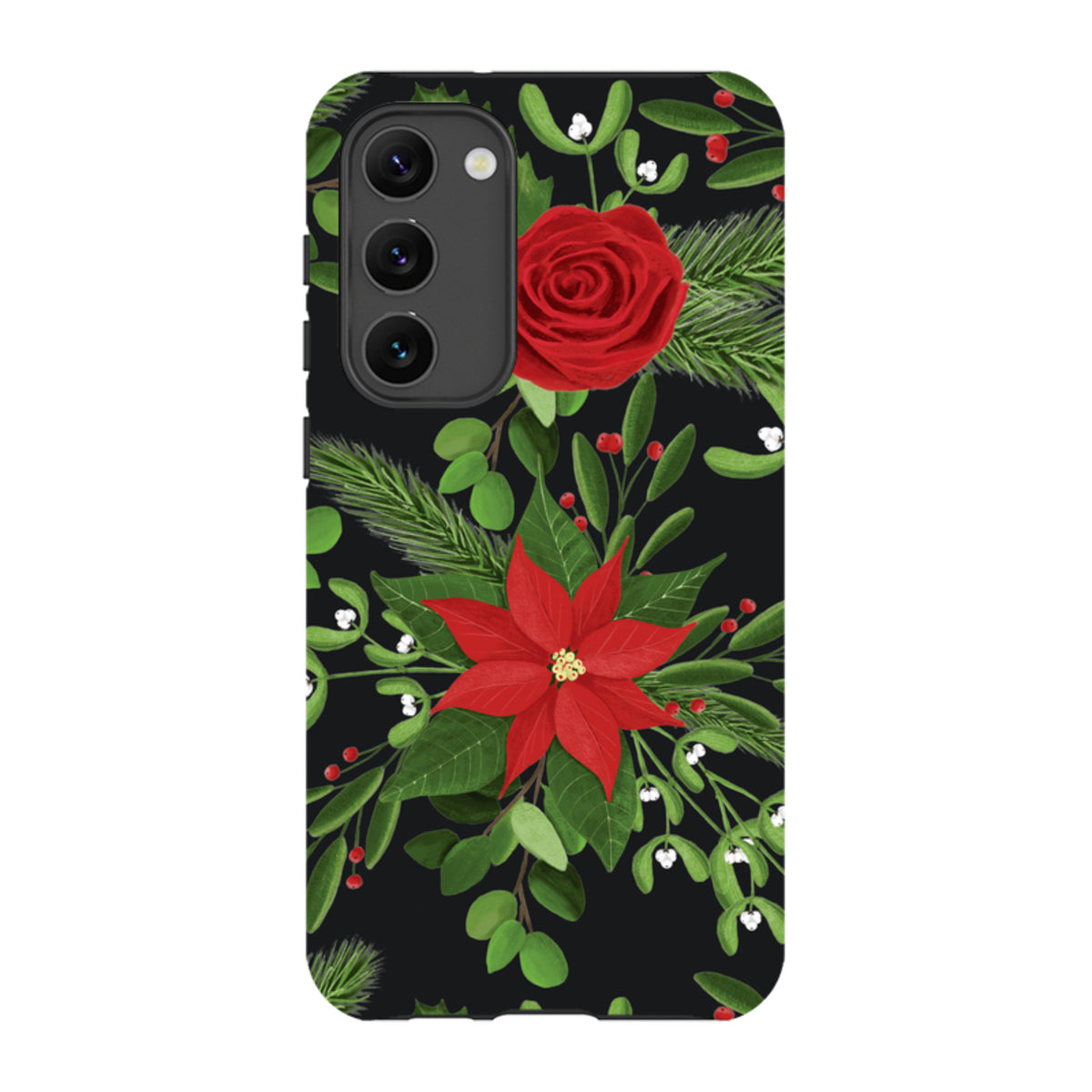 Samsung Tough Case - Black White Plaid By Abby Jacobs