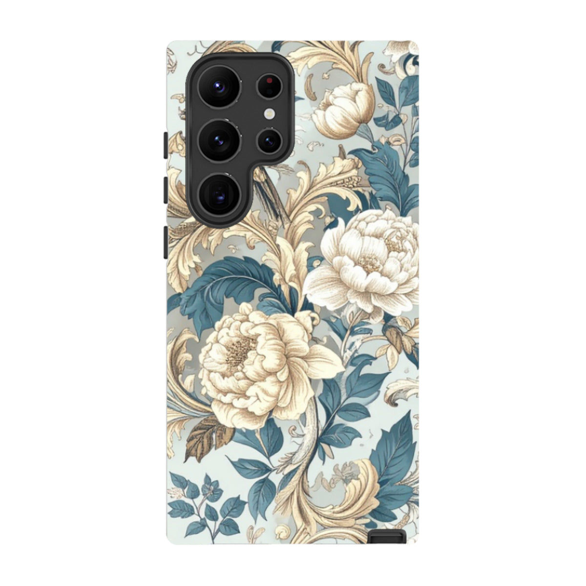 Samsung Tough  Case - Blue and Gold Summer