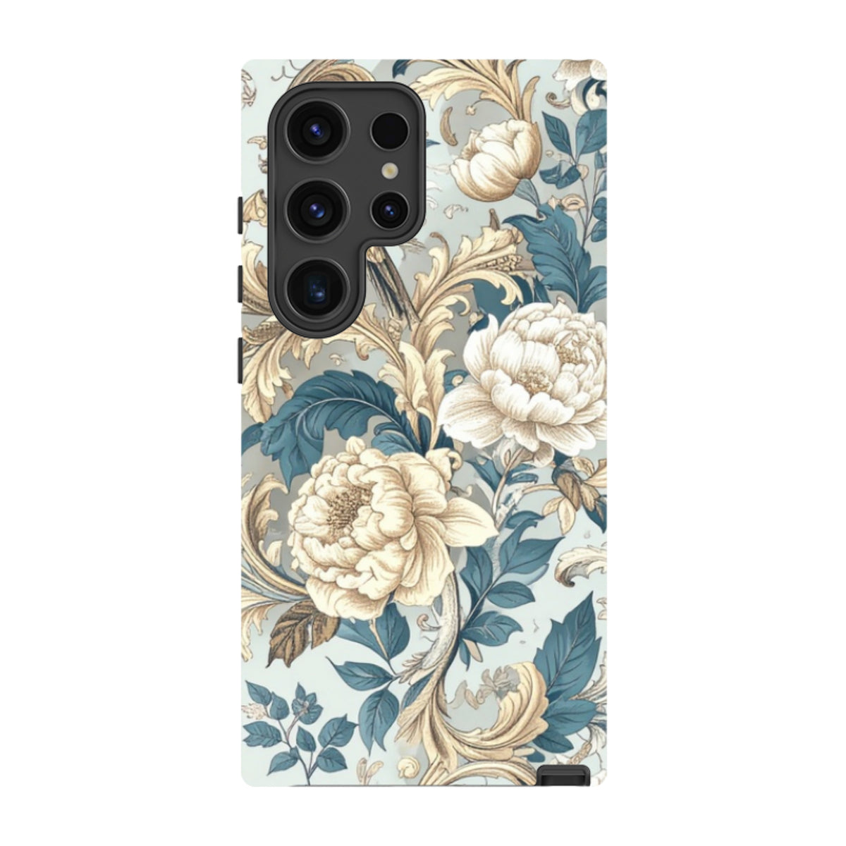 Samsung Tough  Case - Blue and Gold Summer